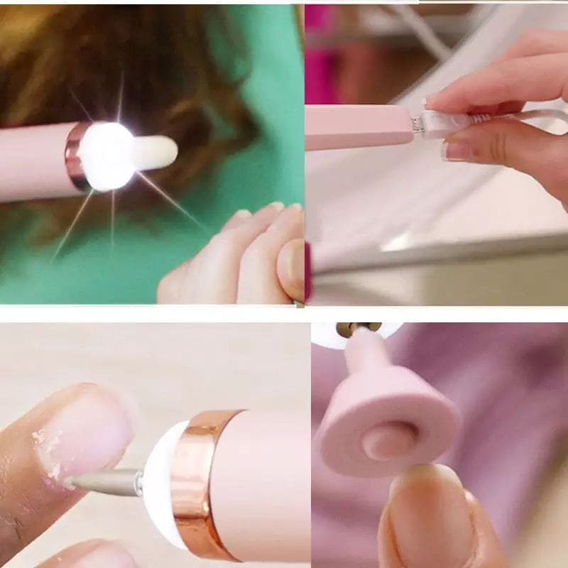 Electric Gel Polish Remover, Nail Art Professional Nail Drill Machine, Manicure Tool Ceramic Nail File Tools, Professional Manicure Machine, Mini Electric Manicure Art Pen Electric Gel Polish Remover, Nail Art Professional Nail Drill Machine, Manicure Tool Ceramic Nail File Tools, Professional Manicure Machine, Mini Electric Manicure Art Pen